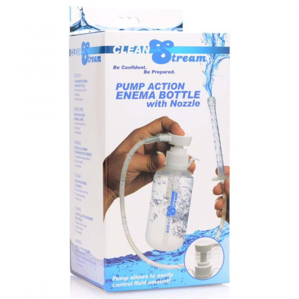 Pump Action Enema Bottle with Nozzle – Extreme Toyz