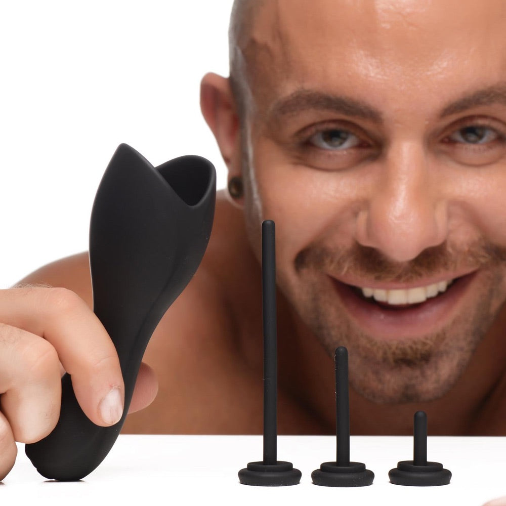 10X Vibrating Penis Head Teaser with Urethral Sounds – Extreme Toyz