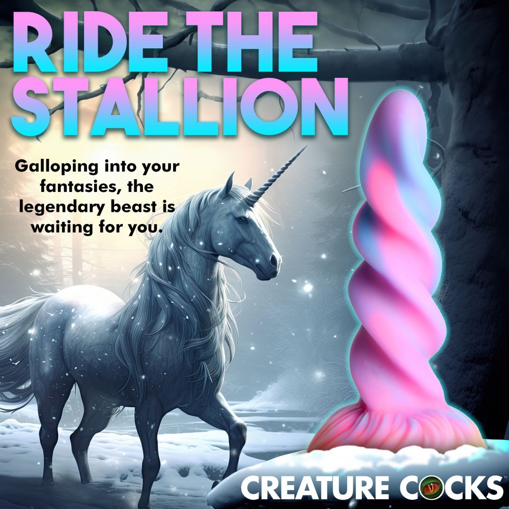 Moon Rider Glow-In-The-Dark Unicorn Dildo – Extreme Toyz