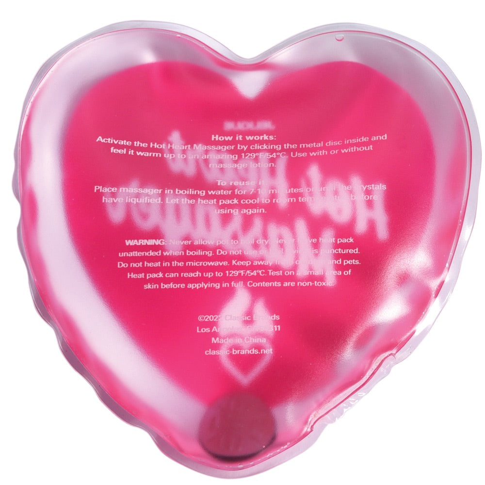 Jelique Hot Heart Reusable Warming Massager Extreme Toyz