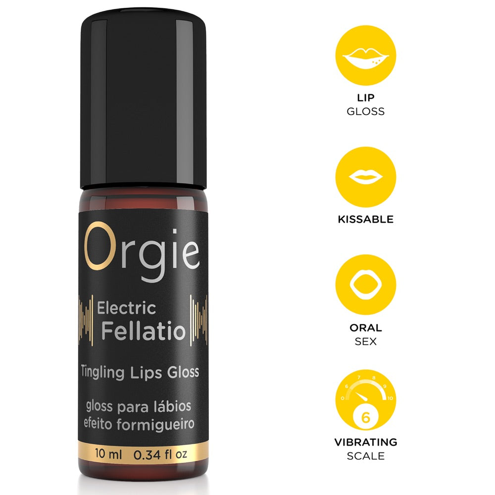 Electric Fellatio Tingling Lip Gloss 10ml Extreme Toyz