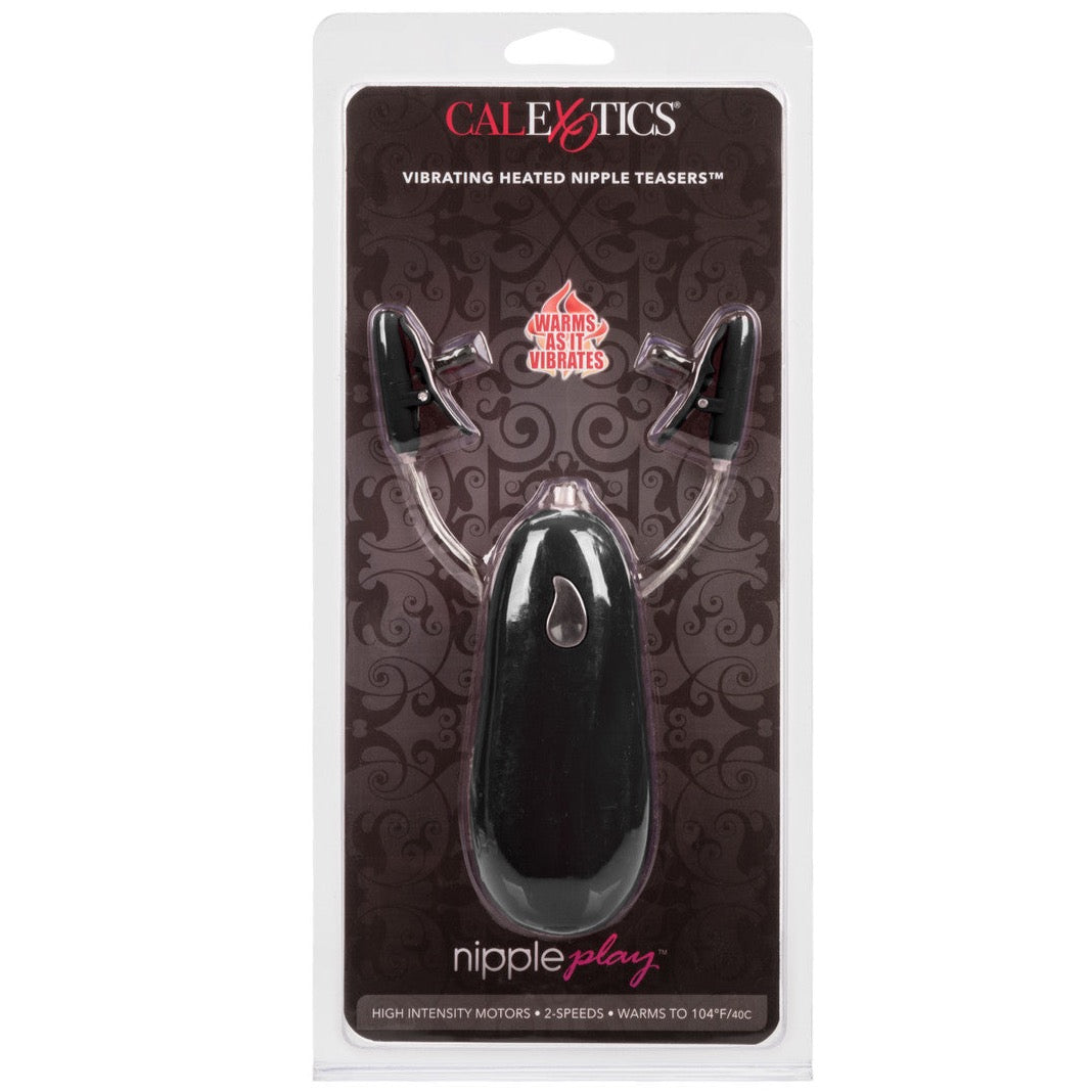 Nipple Play Vibrating Heated Nipple Teasers - Black – Extreme Toyz