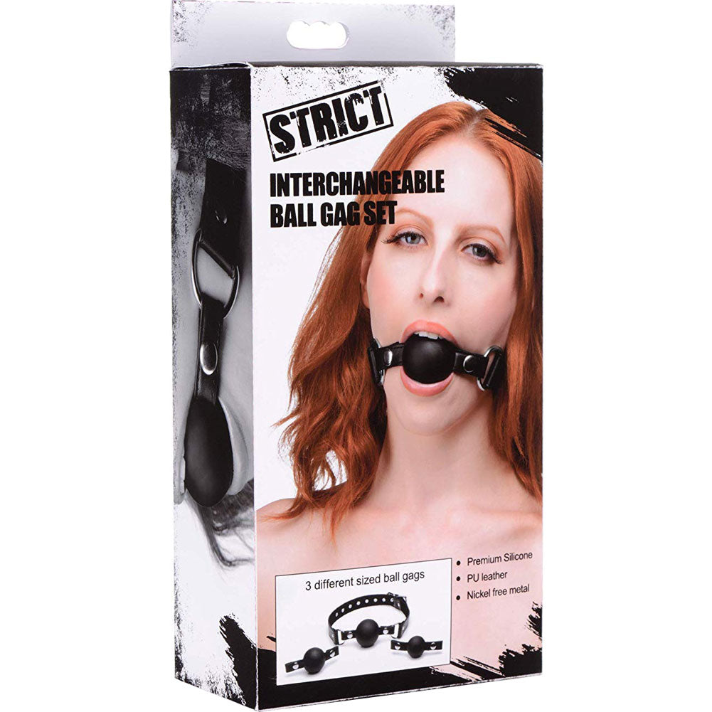 Interchangeable Silicone Ball Gag Set – Extreme Toyz