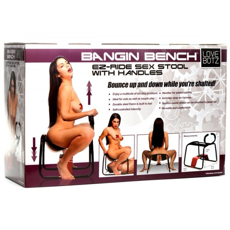 Bangin Bench EZ-Ride Sex Stool with Handles – Extreme Toyz