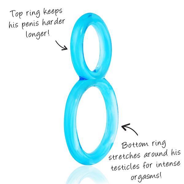 Screaming O Ofinity Double Erection Ring (3 Colours Available) - Extreme Toyz Singapore - https://extremetoyz.com.sg - Sex Toys and Lingerie Online Store - Bondage Gear / Vibrators / Electrosex Toys / Wireless Remote Control Vibes / Sexy Lingerie and Role Play / BDSM / Dungeon Furnitures / Dildos and Strap Ons / Anal and Prostate Massagers / Anal Douche and Cleaning Aide / Delay Sprays and Gels / Lubricants and more...