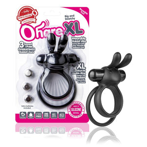 OHare XL Vibrating Double Cock RIng