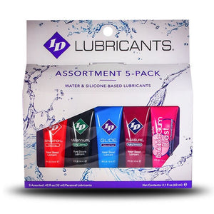 ID Lubricants Assortment 5-Pack - Extreme Toyz Singapore - https://extremetoyz.com.sg - Sex Toys and Lingerie Online Store - Bondage Gear / Vibrators / Electrosex Toys / Wireless Remote Control Vibes / Sexy Lingerie and Role Play / BDSM / Dungeon Furnitures / Dildos and Strap Ons  / Anal and Prostate Massagers / Anal Douche and Cleaning Aide / Delay Sprays and Gels / Lubricants and more...