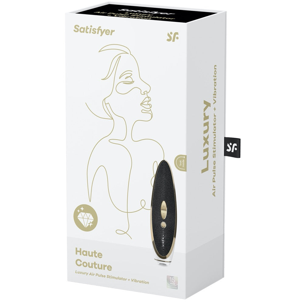 Haute Couture Luxury Air Pulse Stimulator + Vibration