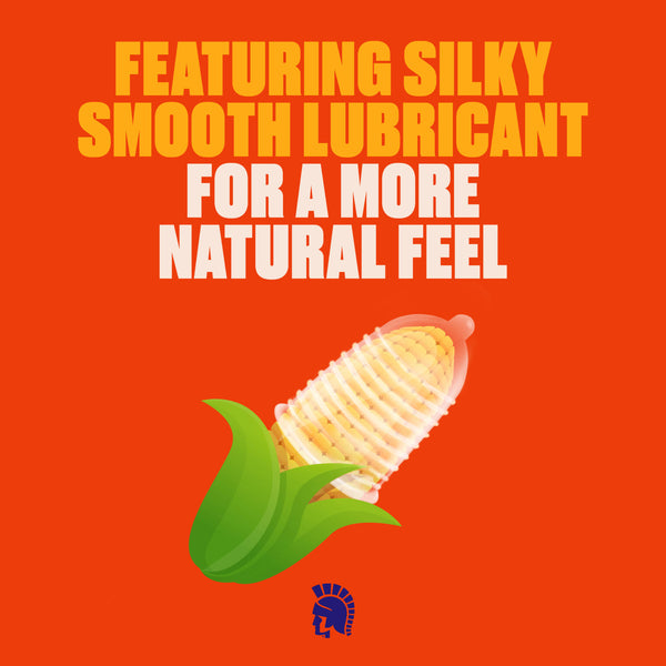 Stimulations Ultra Ribbed Lubricated Condoms - 12 Pack