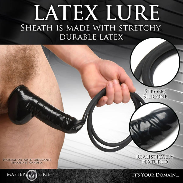 Guzzler Realistic Penis Sheath with Tube