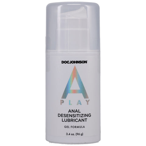 Doc Johnson A-Play Anal Desensitizing Lubricant Gel Formula 3.4 oz. - Extreme Toyz Singapore - https://extremetoyz.com.sg - Sex Toys and Lingerie Online Store - Bondage Gear / Vibrators / Electrosex Toys / Wireless Remote Control Vibes / Sexy Lingerie and Role Play / BDSM / Dungeon Furnitures / Dildos and Strap Ons &nbsp;/ Anal and Prostate Massagers / Anal Douche and Cleaning Aide / Delay Sprays and Gels / Lubricants and more...