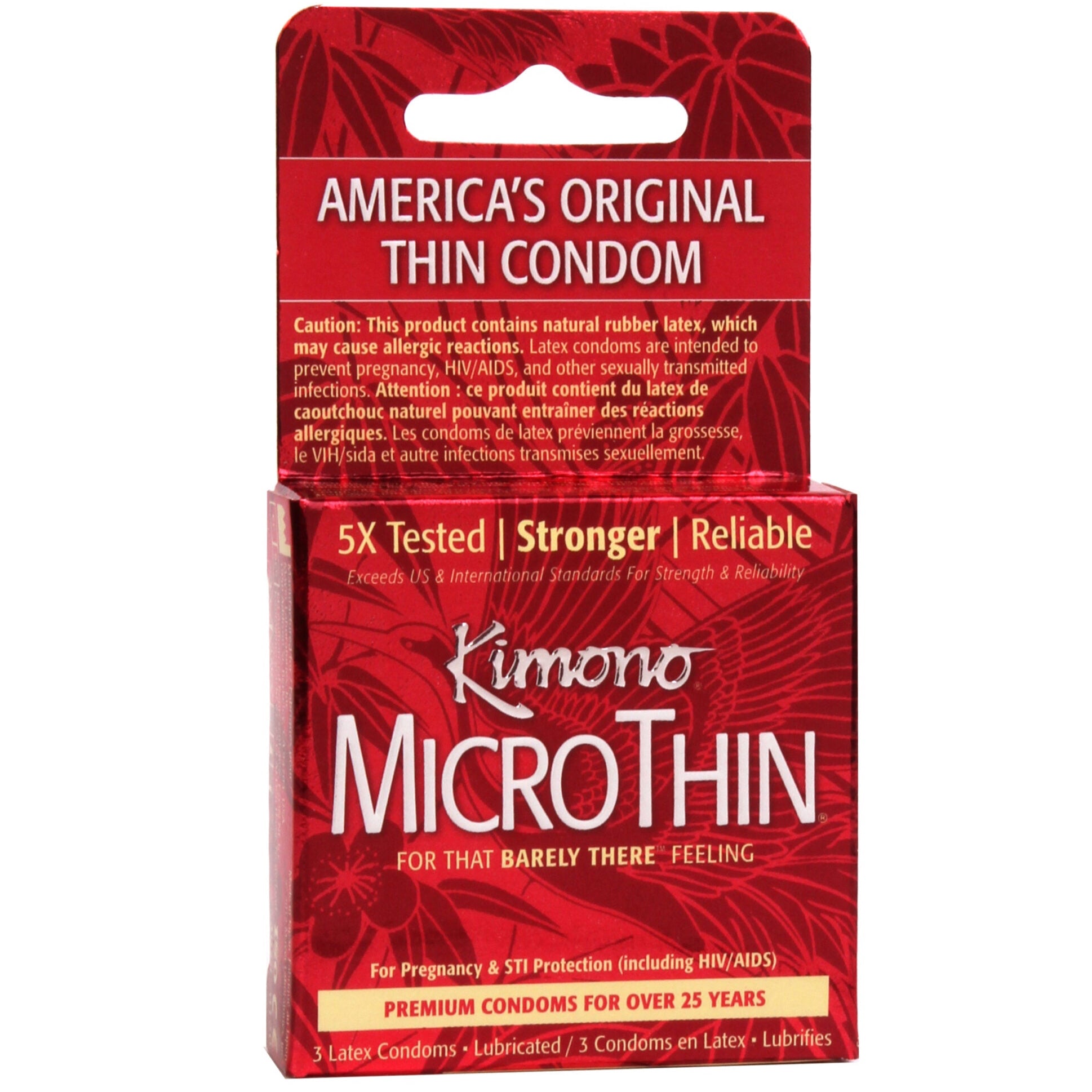 Microthin Barely There Lubricated Condoms - 3 Pack