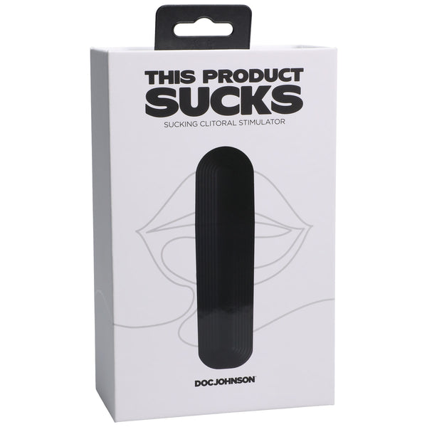 This Product Sucks Sucking Clitoral Stimulator - Black