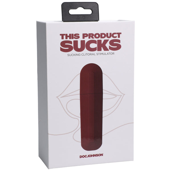 This Product Sucks Sucking Clitoral Stimulator - Red