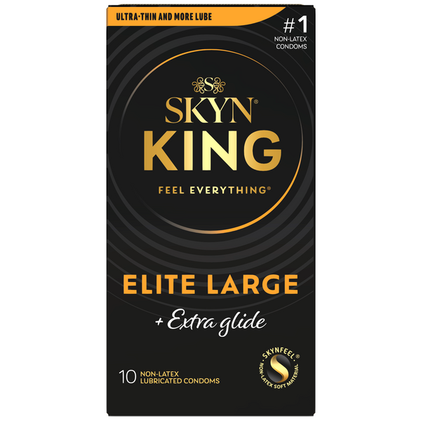 Elite Large + Extra Glide Condoms - 10 Pack
