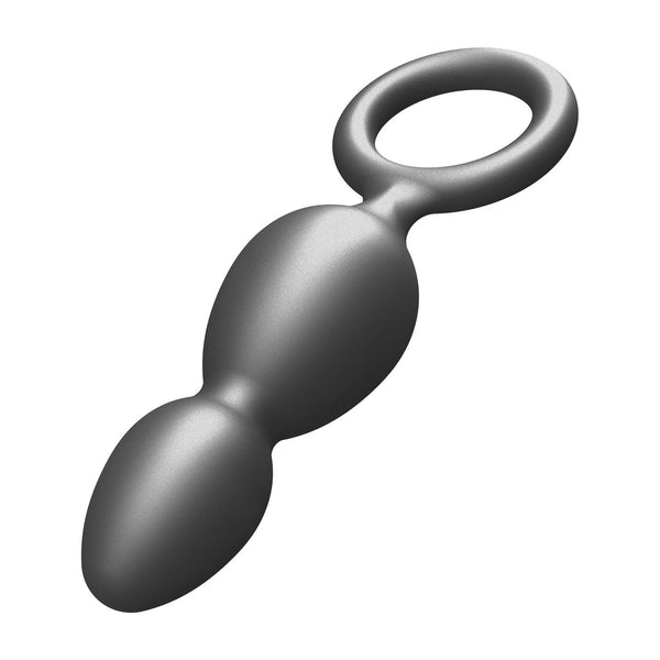 BUTTOCKS The Plugger Metallic Silicone Anal Plug