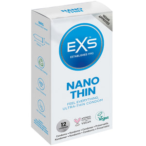 EXS Nano Thin Condoms - 12 Pack - Extreme Toyz Singapore - https://extremetoyz.com.sg - Sex Toys and Lingerie Online Store - Bondage Gear / Vibrators / Electrosex Toys / Wireless Remote Control Vibes / Sexy Lingerie and Role Play / BDSM / Dungeon Furnitures / Dildos and Strap Ons  / Anal and Prostate Massagers / Anal Douche and Cleaning Aide / Delay Sprays and Gels / Lubricants and more...