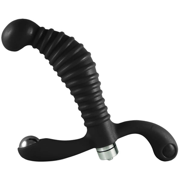 Vibro Prostate Massager with Rechargeable Stainless Steel Bullet
