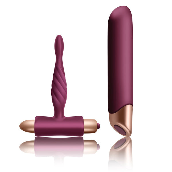 Climaximum Rapture Starter Butt Plug & Rechargeable Vibrator Set