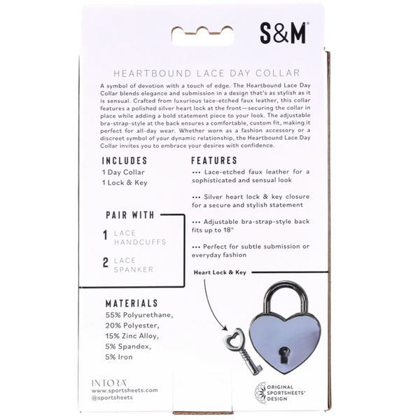Sex & Mischief: Lace Collection Heartbound Lace Day Collar
