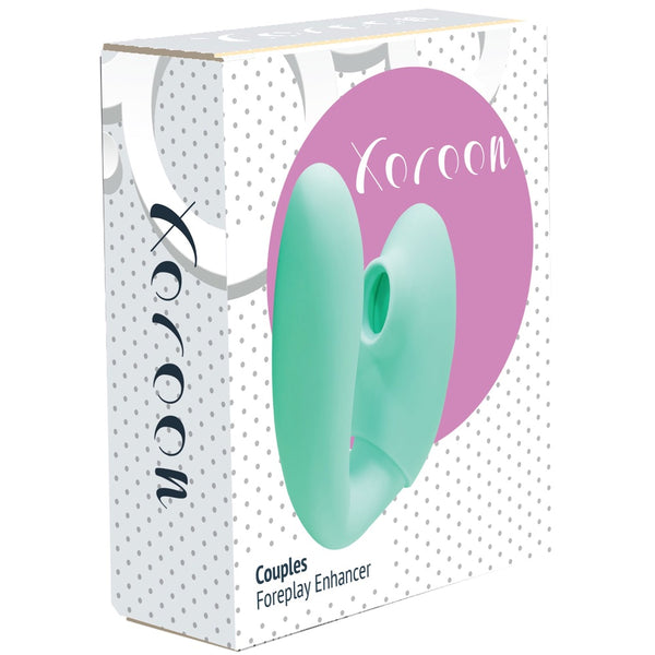 Xocoon Couples Foreplay Enhancer Rechargeable Clitoral Suction Vibrator - Extreme Toyz Singapore - https://extremetoyz.com.sg - Sex Toys and Lingerie Online Store - Bondage Gear / Vibrators / Electrosex Toys / Wireless Remote Control Vibes / Sexy Lingerie and Role Play / BDSM / Dungeon Furnitures / Dildos and Strap Ons  / Anal and Prostate Massagers / Anal Douche and Cleaning Aide / Delay Sprays and Gels / Lubricants and more...