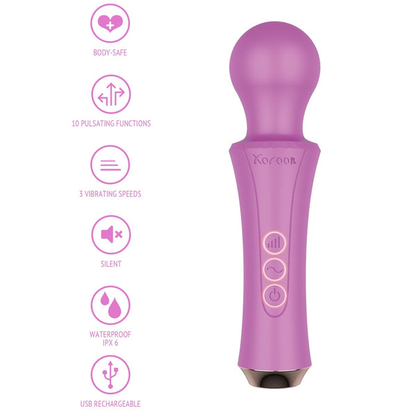 Xocoon The Personal Wand Rechargeable Vibrator - Extreme Toyz Singapore - https://extremetoyz.com.sg - Sex Toys and Lingerie Online Store - Bondage Gear / Vibrators / Electrosex Toys / Wireless Remote Control Vibes / Sexy Lingerie and Role Play / BDSM / Dungeon Furnitures / Dildos and Strap Ons  / Anal and Prostate Massagers / Anal Douche and Cleaning Aide / Delay Sprays and Gels / Lubricants and more...