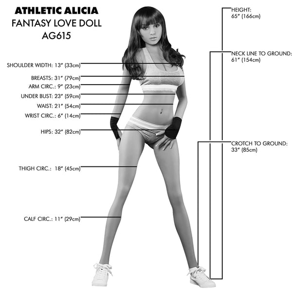 Athletic Alicia Fantasy Love Doll