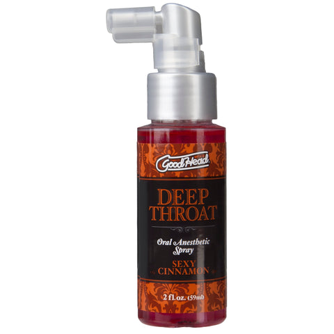 Doc Johnson GoodHead Deep Throat Sexy Cinnamon Oral Anesthetic Spray 2 oz. - Extreme Toyz Singapore - https://extremetoyz.com.sg - Sex Toys and Lingerie Online Store - Bondage Gear / Vibrators / Electrosex Toys / Wireless Remote Control Vibes / Sexy Lingerie and Role Play / BDSM / Dungeon Furnitures / Dildos and Strap Ons &nbsp;/ Anal and Prostate Massagers / Anal Douche and Cleaning Aide / Delay Sprays and Gels / Lubricants and more...