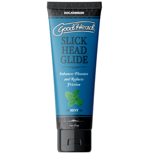 Doc Johnson GoodHead Slick Head Glide Mint 4 oz. - Extreme Toyz Singapore - https://extremetoyz.com.sg - Sex Toys and Lingerie Online Store - Bondage Gear / Vibrators / Electrosex Toys / Wireless Remote Control Vibes / Sexy Lingerie and Role Play / BDSM / Dungeon Furnitures / Dildos and Strap Ons &nbsp;/ Anal and Prostate Massagers / Anal Douche and Cleaning Aide / Delay Sprays and Gels / Lubricants and more...