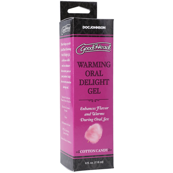 Doc Johnson GoodHead Warming Oral Delight Gel Cotton Candy 4 oz. - Extreme Toyz Singapore - https://extremetoyz.com.sg - Sex Toys and Lingerie Online Store - Bondage Gear / Vibrators / Electrosex Toys / Wireless Remote Control Vibes / Sexy Lingerie and Role Play / BDSM / Dungeon Furnitures / Dildos and Strap Ons &nbsp;/ Anal and Prostate Massagers / Anal Douche and Cleaning Aide / Delay Sprays and Gels / Lubricants and more...