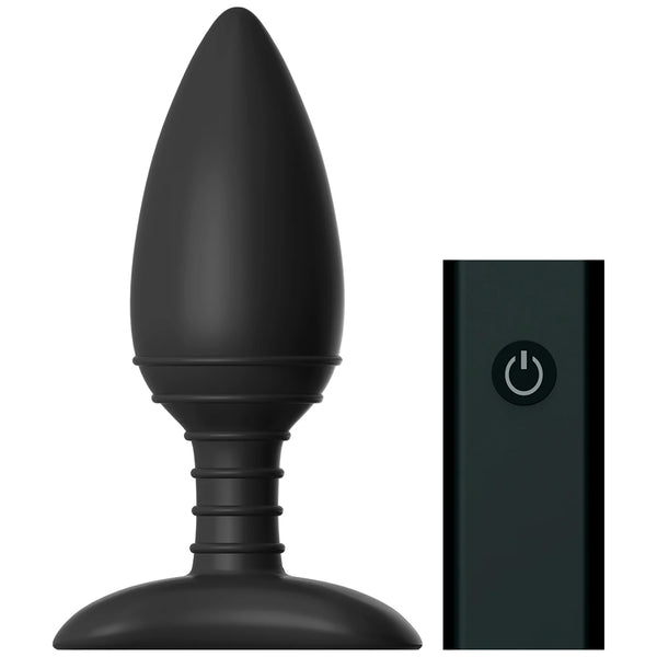 Ace Remote Control Rechargeable Vibrating Butt Plug - Large