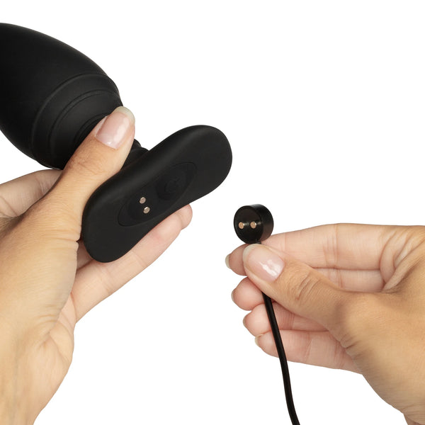 Ace Remote Control Rechargeable Vibrating Butt Plug - Large