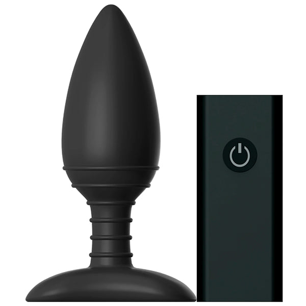Ace Remote Control Rechargeable Vibrating Butt Plug - Small