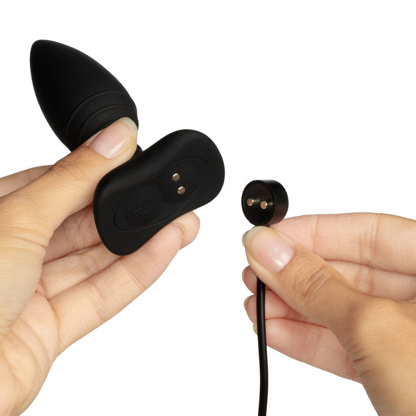 Ace Remote Control Rechargeable Vibrating Butt Plug - Small