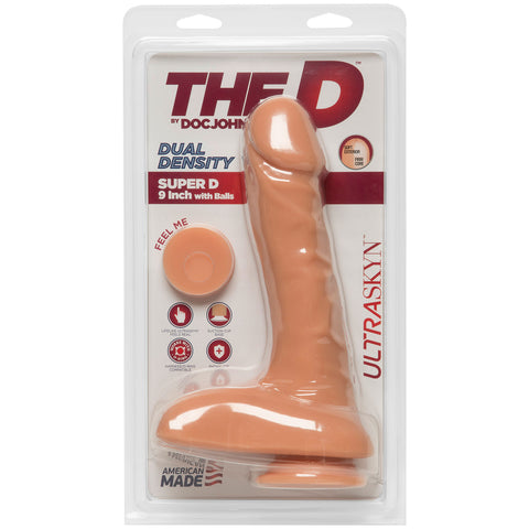 Doc Johnson The D Super D ULTRASKYN 6" Dildo - Vanilla - Extreme Toyz Singapore - https://extremetoyz.com.sg - Sex Toys and Lingerie Online Store - Bondage Gear / Vibrators / Electrosex Toys / Wireless Remote Control Vibes / Sexy Lingerie and Role Play / BDSM / Dungeon Furnitures / Dildos and Strap Ons &nbsp;/ Anal and Prostate Massagers / Anal Douche and Cleaning Aide / Delay Sprays and Gels / Lubricants and more...