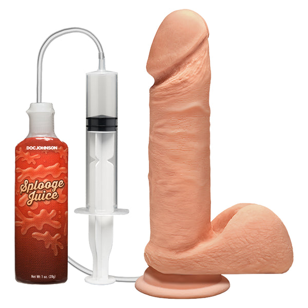 Doc Johnson The D Perfect D ULTRASKYN Squirting 7" Dildo - Extreme Toyz Singapore - https://extremetoyz.com.sg - Sex Toys and Lingerie Online Store - Bondage Gear / Vibrators / Electrosex Toys / Wireless Remote Control Vibes / Sexy Lingerie and Role Play / BDSM / Dungeon Furnitures / Dildos and Strap Ons &nbsp;/ Anal and Prostate Massagers / Anal Douche and Cleaning Aide / Delay Sprays and Gels / Lubricants and more...