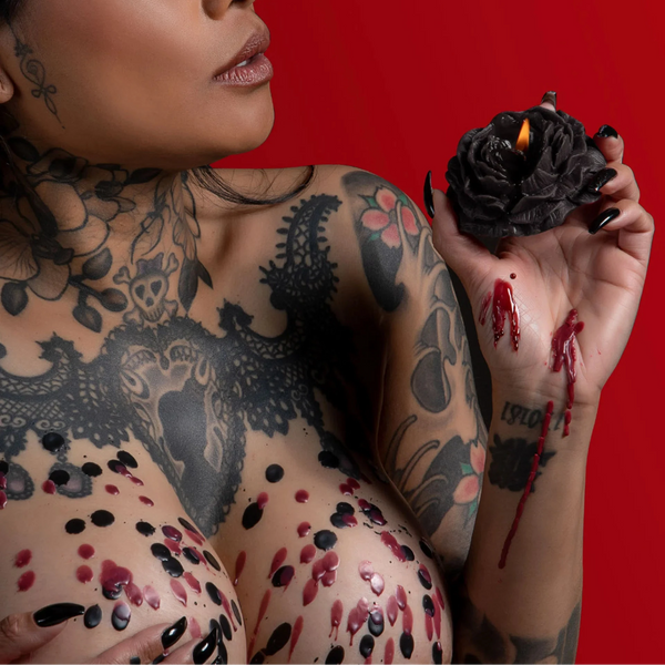 Rose Japanese Drip Candle - 2pcs