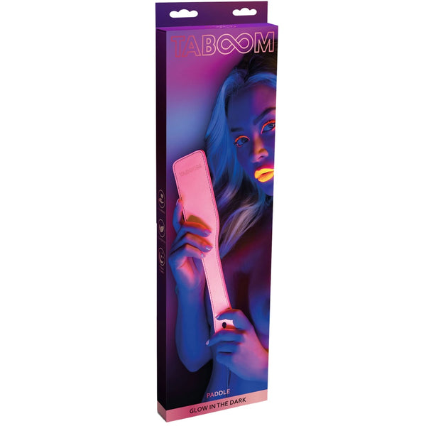 TABOOM Glow In The Dark Paddle - Extreme Toyz Singapore - https://extremetoyz.com.sg - Sex Toys and Lingerie Online Store - Bondage Gear / Vibrators / Electrosex Toys / Wireless Remote Control Vibes / Sexy Lingerie and Role Play / BDSM / Dungeon Furnitures / Dildos and Strap Ons  / Anal and Prostate Massagers / Anal Douche and Cleaning Aide / Delay Sprays and Gels / Lubricants and more...