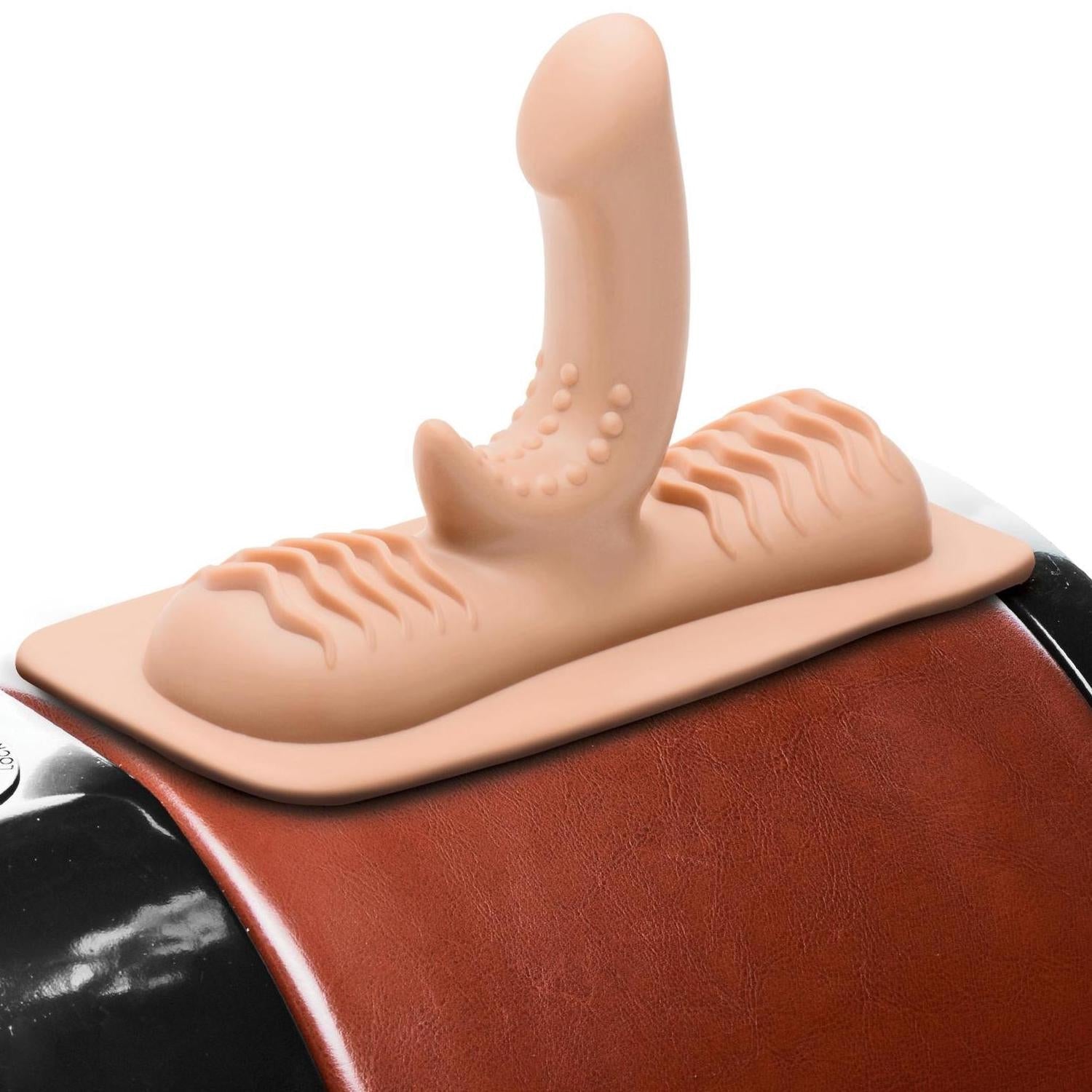 Hell Wolf Thrusting and Vibrating Silicone Dildo with Remote Extreme Toyz Hell Wolf Thrusting and Vibrating Silicone Dildo with Remote Extreme Toyz