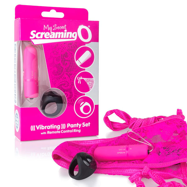 My Secret Remote Vibrating Panty Set