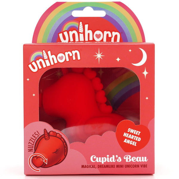 Unihorn Cupid's Beau Swirling Heart-Tongued Rechargeable Clitoral Vibrator