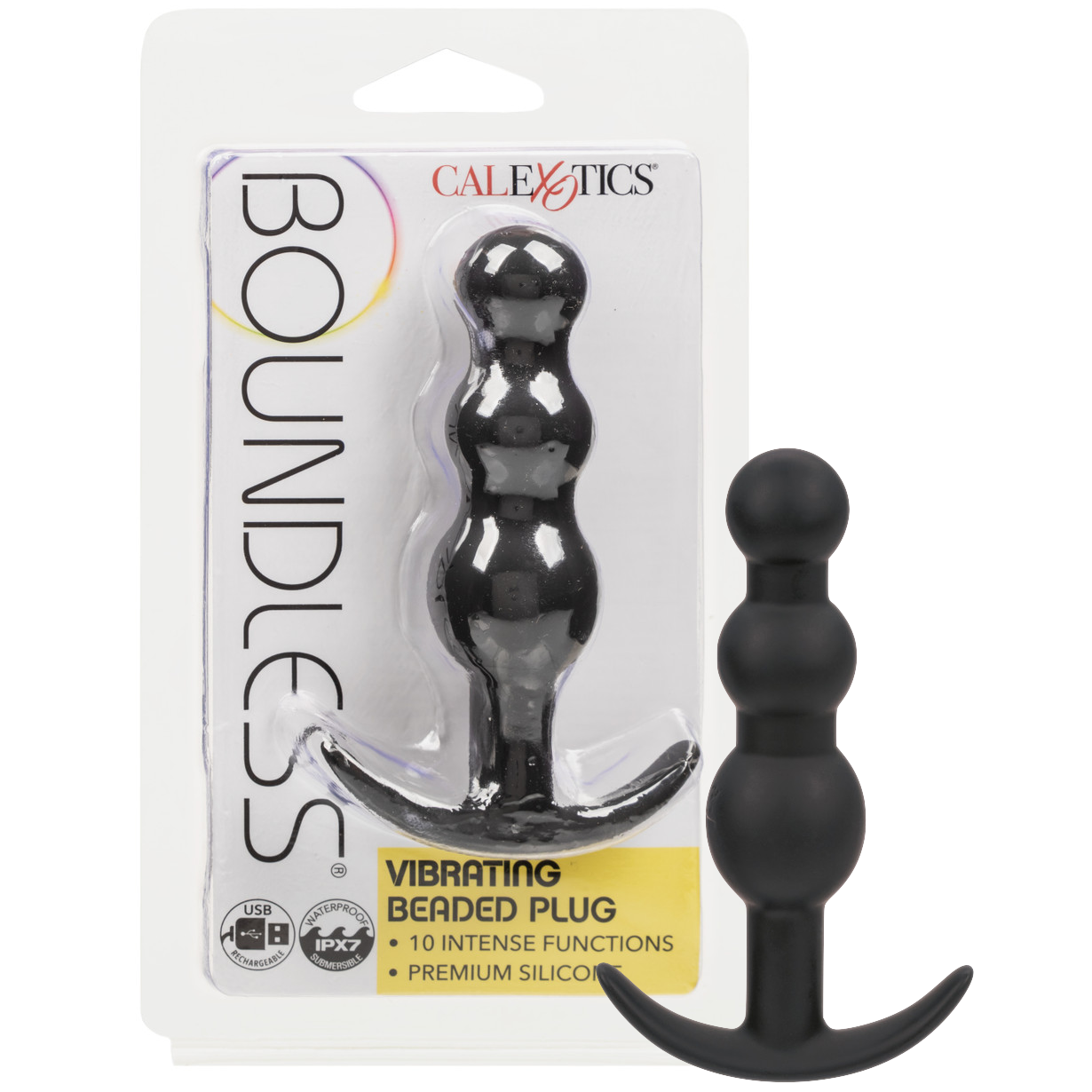 Boundless Rechargeable Vibrating Beaded Plug