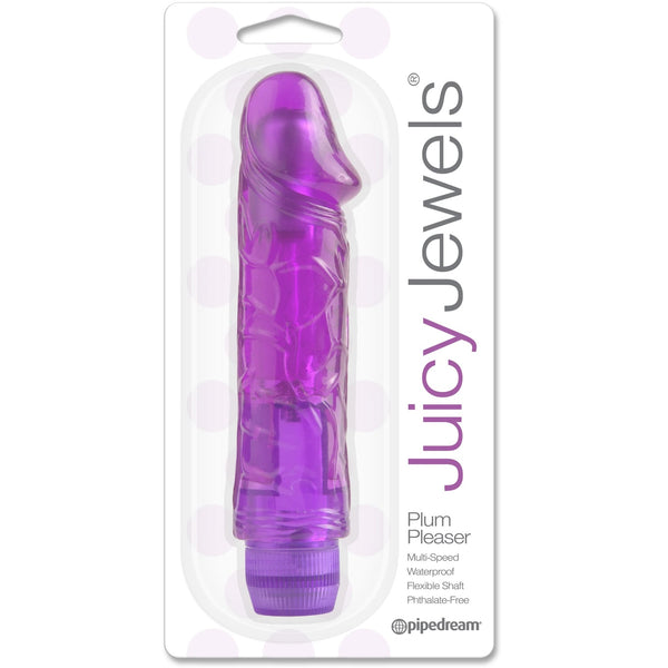 Juicy Jewels Plum Pleaser Multi-Speed Waterproof Vibrator