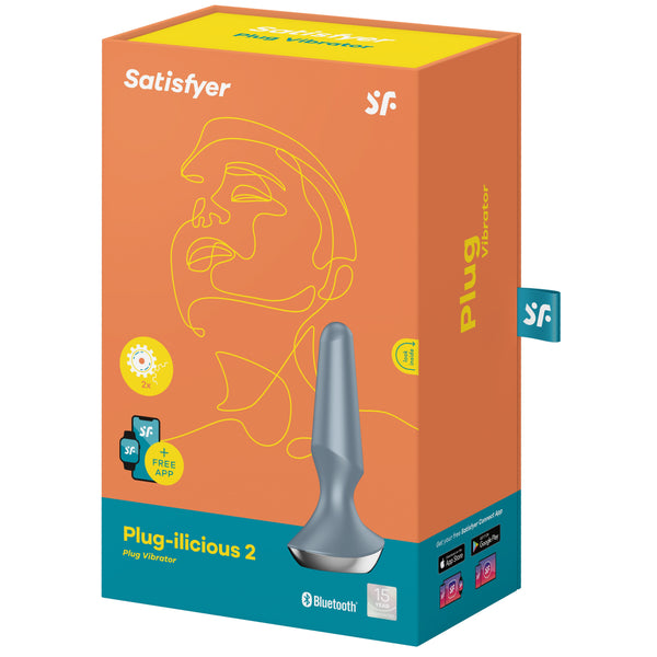 Plug-ilicious 2 Connect App Anal Vibrator - Ice