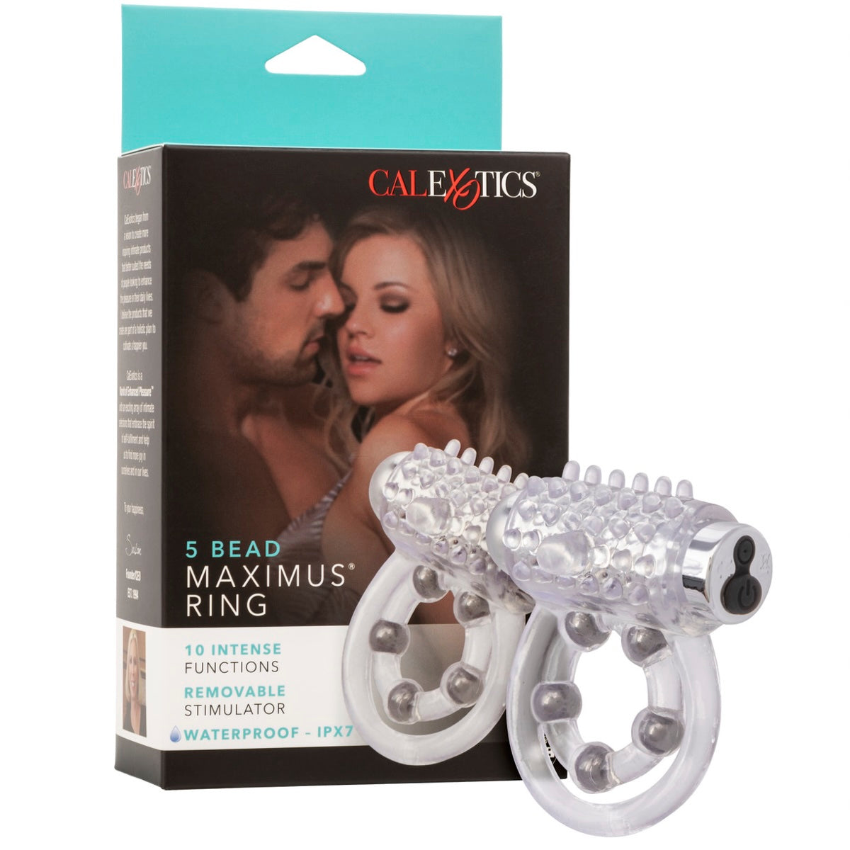 Couple's Enhancers 5 Bead Maximus Rechargeable Vibrating Cock Ring