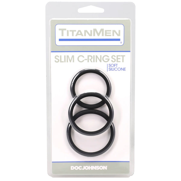 TitanMen Slim C-Ring 3 Piece Silicone Set