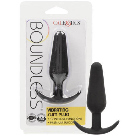 Boundless Rechargeable Vibrating Slim Plug