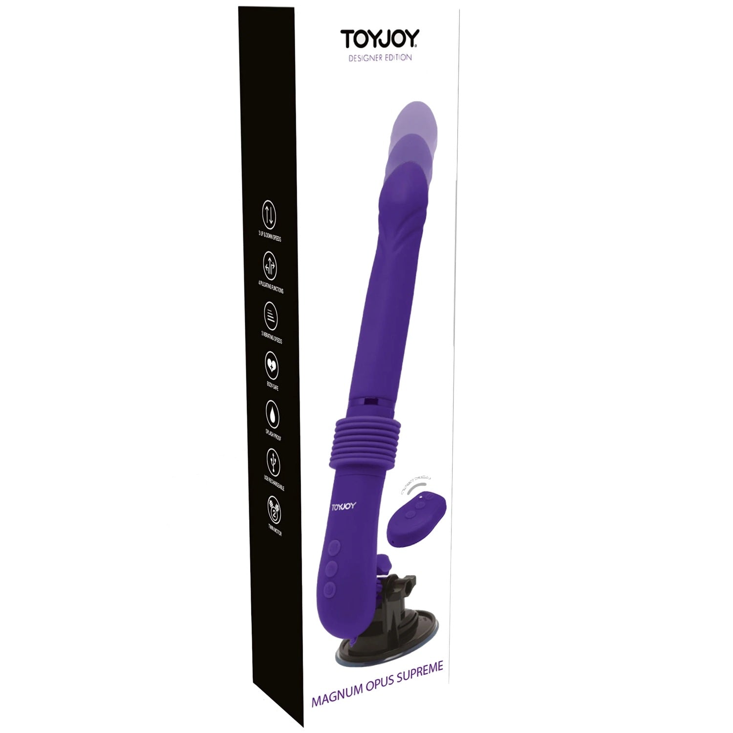 DESIGNER EDITION Magnum Opus Supreme Thruster 2 Remote Control Rechargeable Thrusting Vibrator