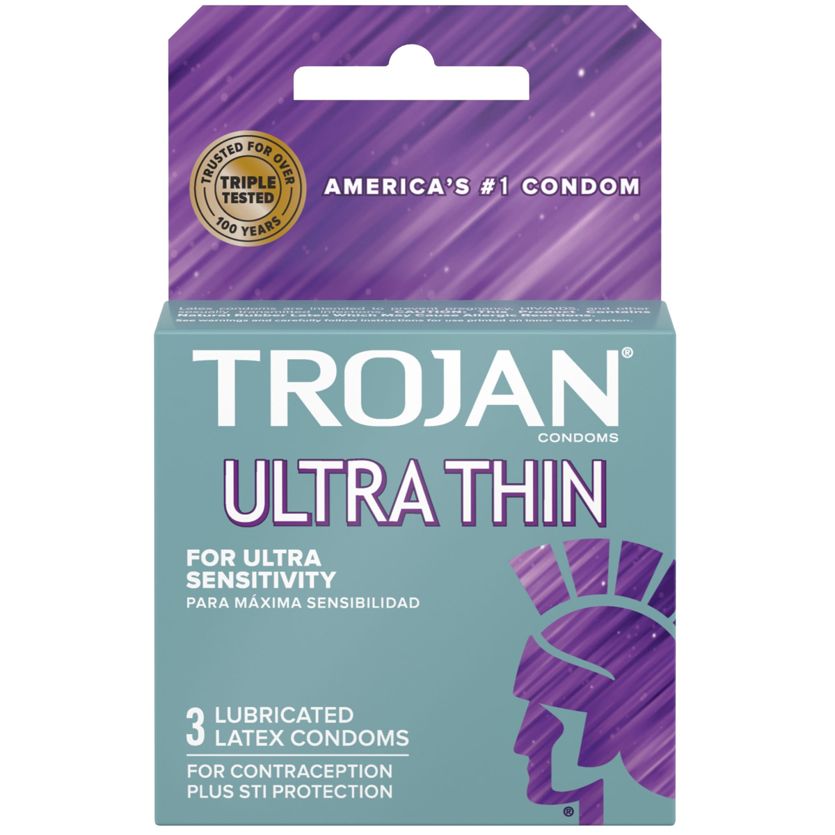 Sensitivity Ultra Thin Lubricated Condoms - 3 Pack