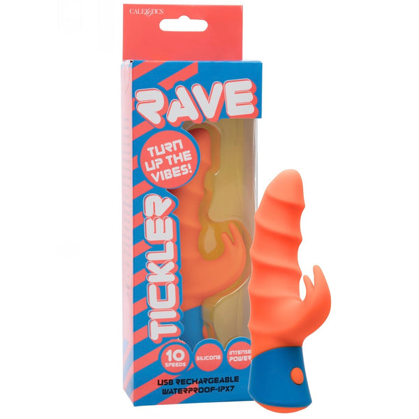 Rave Tickler Rechargeable Silicone Vibrator